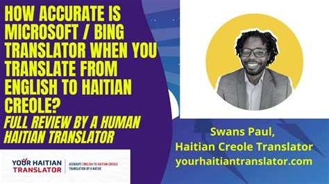 bing translator online haitian creole